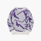 Carl Jersey para Hombre – Suéter de Punto Moderno con Estampado Abstracto Chic