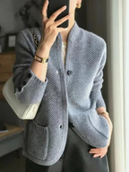 Lucille Cárdigan de Cachemir para Mujer – Chaqueta Elegante con Botones Premium