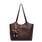 Emma Rustic Edge Tote – Bolso Tote Vintage de Cuero Vegano Elegante
