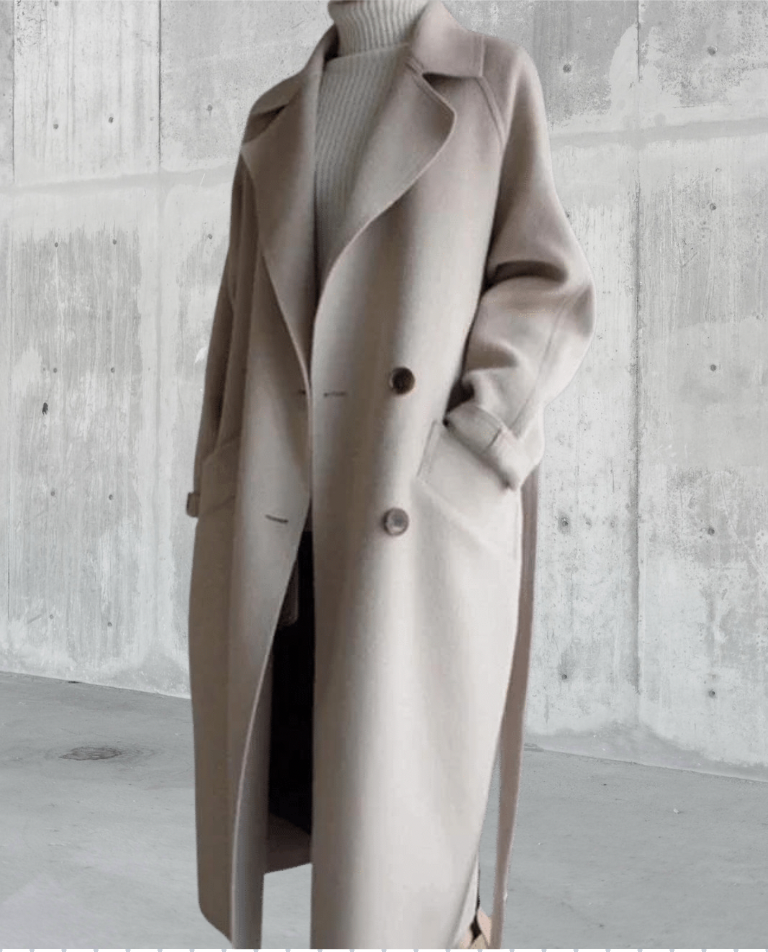 Isabelle Abrigo Largo de Lana para Mujer – Chaqueta Elegante y Cálida Premium