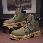 Marlon Botas con Cordones para Hombre – Botines Cómodos Antideslizantes