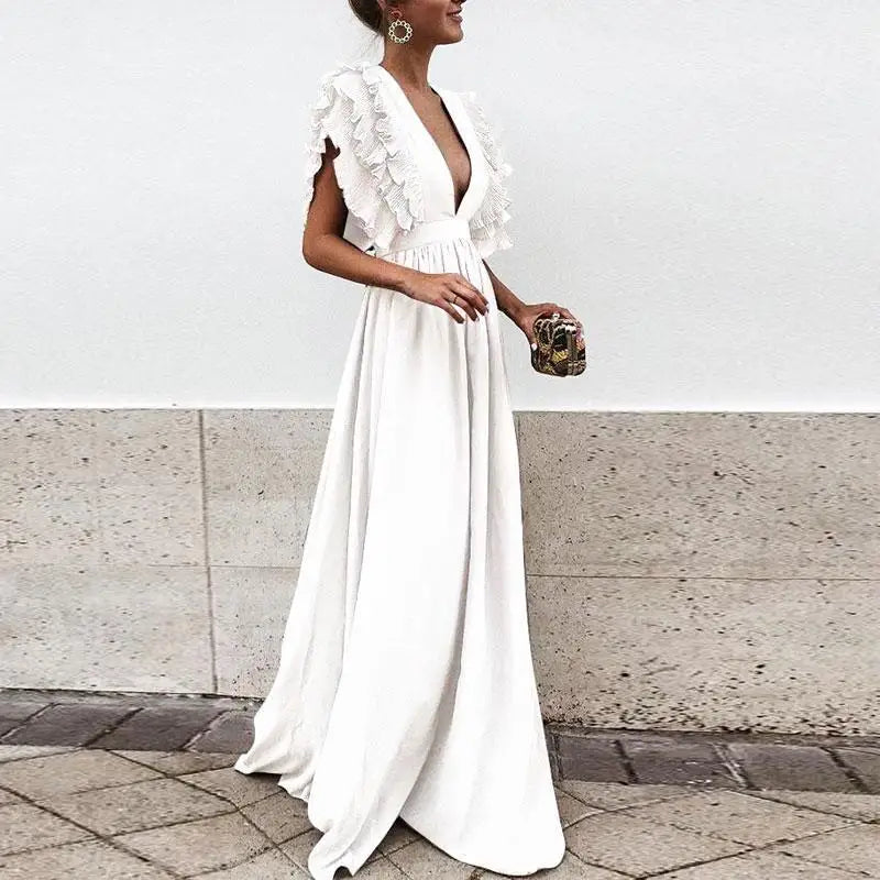 Marthe Vestido Maxi de Fiesta para Mujer – Vestido Elegante Gala Ceremonia