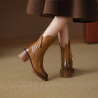 Kailani Botines de Cuero para Mujer – Botas Elegantes Premium Cómodas y Chic