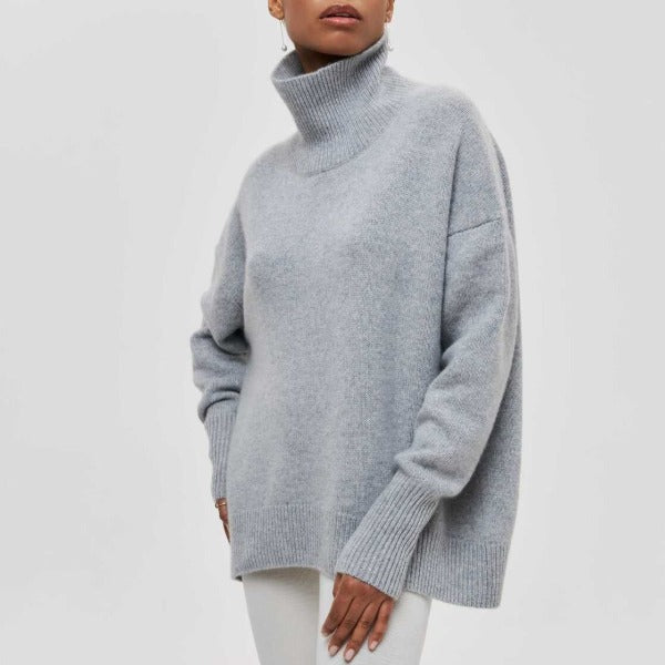 Camille Jersey de Punto para Mujer – Suéter Elegante Suave Casual Chic