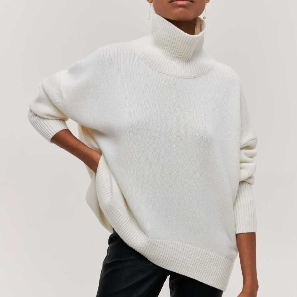 Camille Jersey de Punto para Mujer – Suéter Elegante Suave Casual Chic