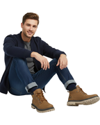 Ernie Botas de Cuero para Hombre – Botines Elegantes Resistentes y Cómodos Premium