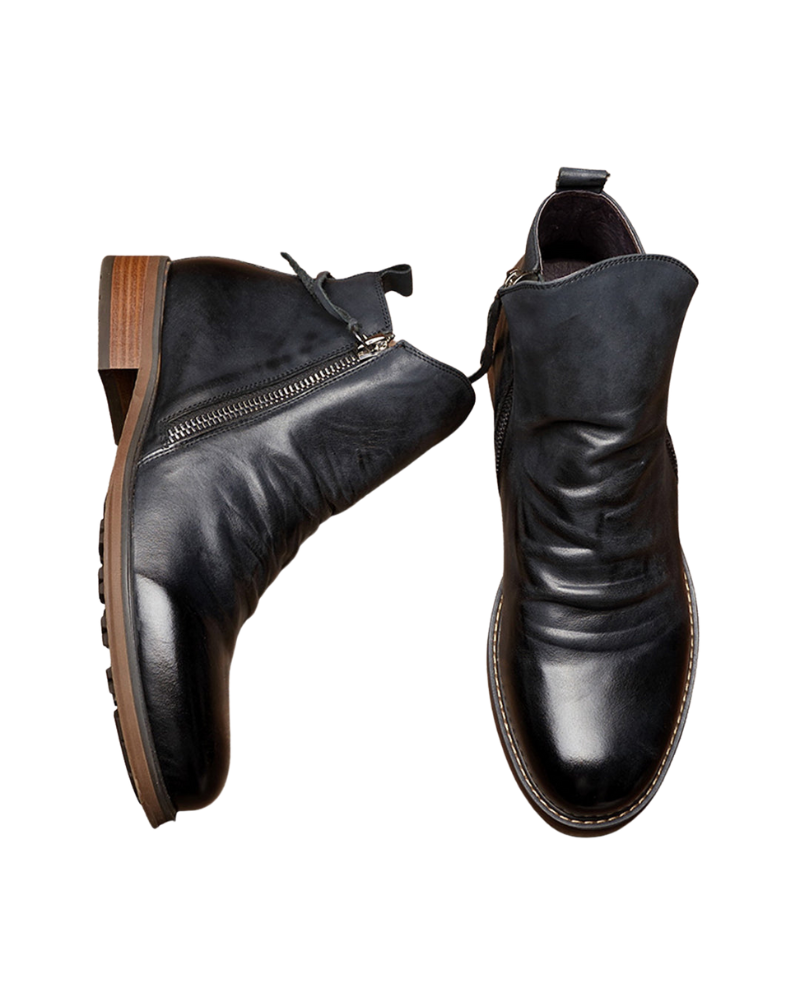 Daniel Botines para Hombre – Botas Elegantes con Cremallera Casual Chic