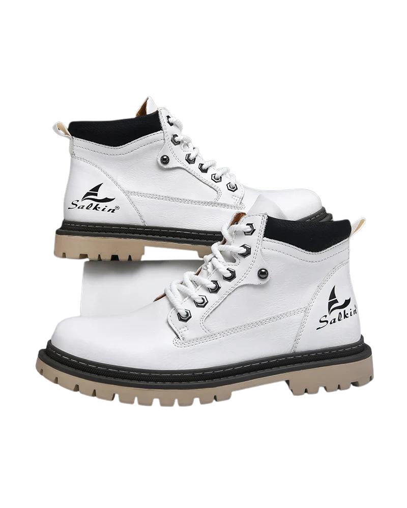 Ernie Botas de Cuero para Hombre – Botines Elegantes Resistentes y Cómodos Premium