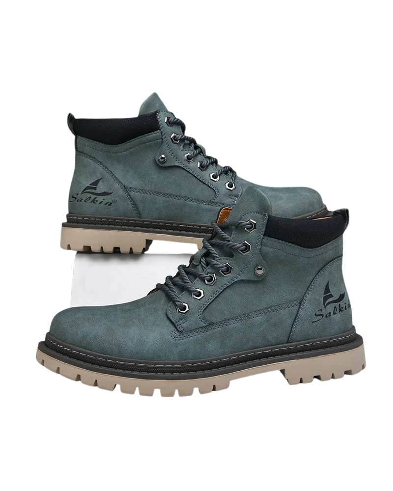 Ernie Botas de Cuero para Hombre – Botines Elegantes Resistentes y Cómodos Premium