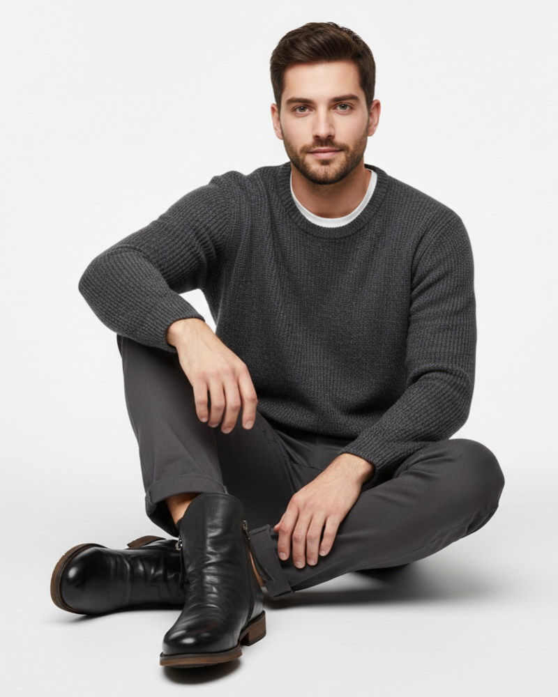 Daniel Botines para Hombre – Botas Elegantes con Cremallera Casual Chic