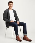 Daniel Botines para Hombre – Botas Elegantes con Cremallera Casual Chic