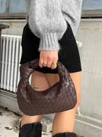 Soera Bolso Mini Trenzado para Mujer – Bolso Elegante Artesanal Casual Chic