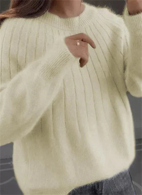 Claire Jersey de Cachemir Mujer – Suéter Elegante 100% Cachemir Suave y Cálido