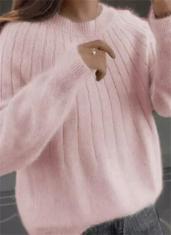 Claire Jersey de Cachemir Mujer – Suéter Elegante 100% Cachemir Suave y Cálido