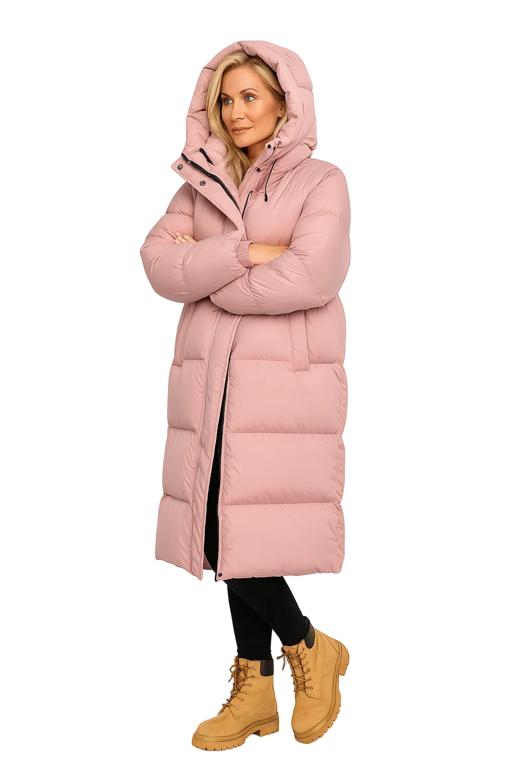 Laura Abrigo Puffer Largo para Mujer – Chaqueta Oversize Invierno Chic Cálida