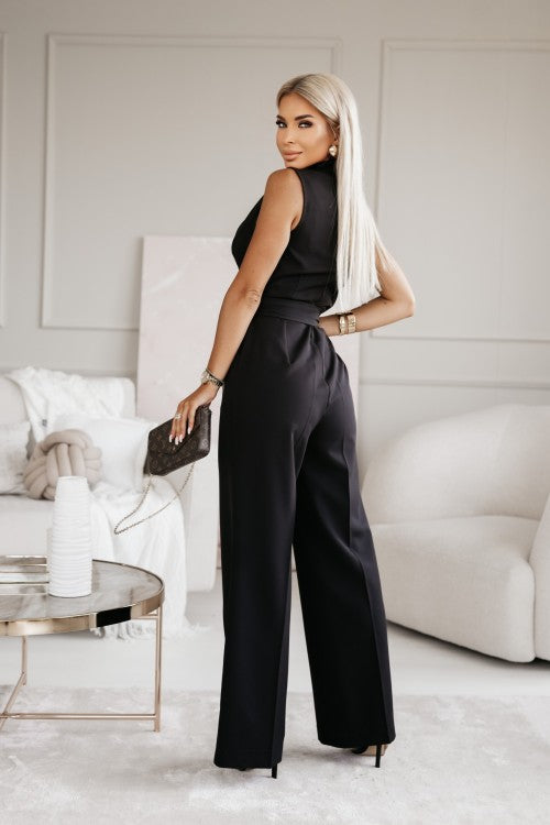 Giuliana Mono Elegante para Mujer – Jumpsuit Largo Sin Mangas Chic