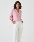 Alexandra Jersey Cuello V para Mujer – Suéter Elegante Casual Invierno Chic