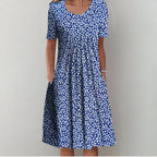 Ulla Vestido de Verano para Mujer – Vestido de Algodón Elegante y Fresco Chic