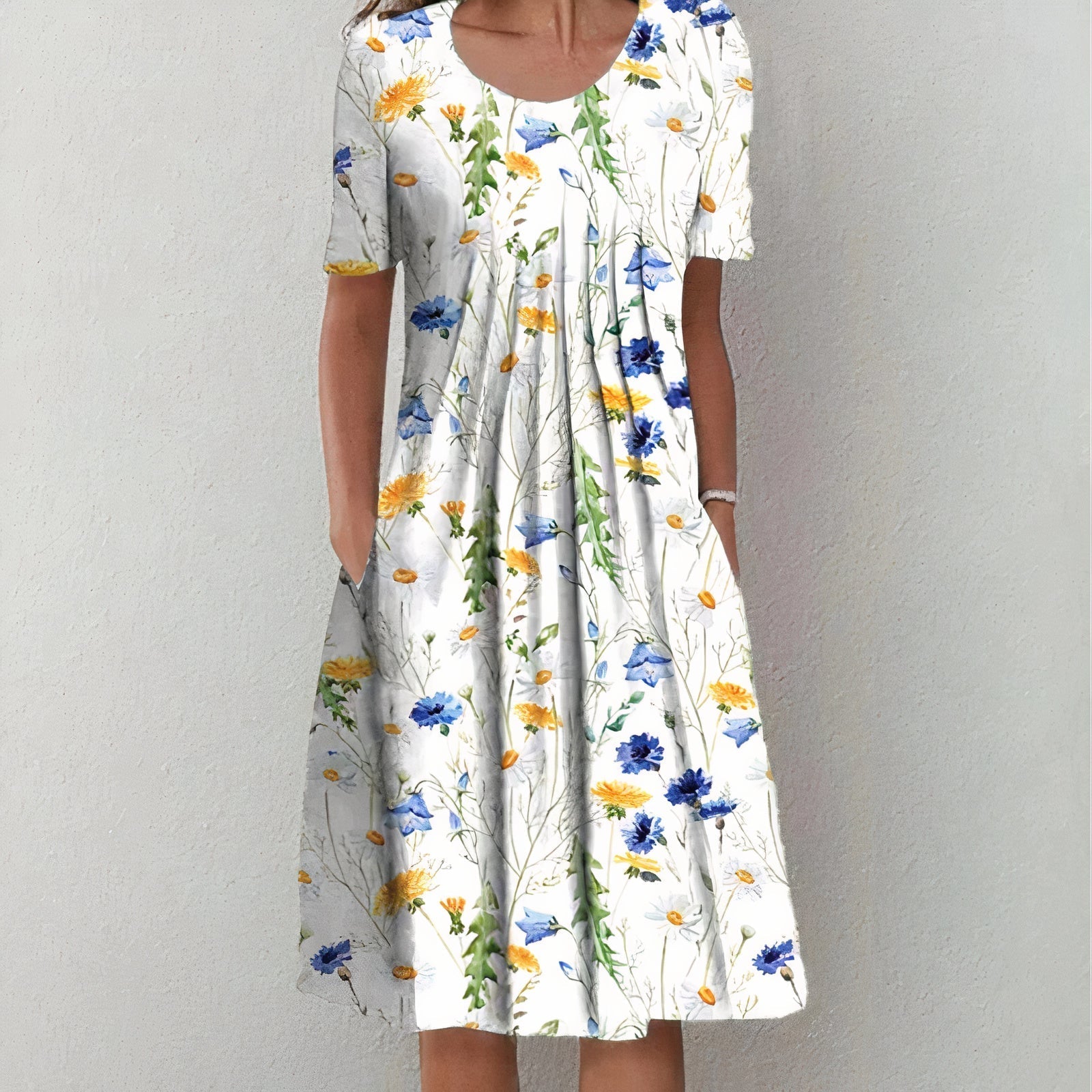 Ulla Vestido de Verano para Mujer – Vestido de Algodón Elegante y Fresco Chic
