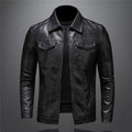 Robert Chaqueta de Cuero para Hombre – Cazadora Elegante de Piel Premium