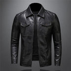 Robert Chaqueta de Cuero para Hombre – Cazadora Elegante de Piel Premium