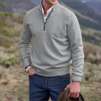 Adrian Jersey con Cremallera para Hombre – Suéter Elegante Cachemira Chic