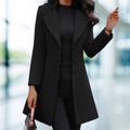 Juniper Abrigo de Lana para Mujer – Abrigo Elegante Entallado de Invierno Chic