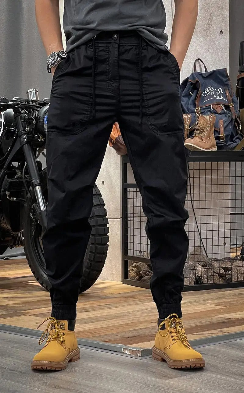 David Pantalón Cargo Stretch para Hombre – Jogger Urbano Cómodo Spandex