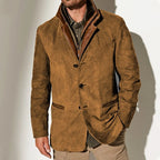 Aaron Chaqueta Vintage para Hombre – Chaqueta Retro Chic Elegante Moderna