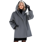 Vicky Abrigo Oversize para Mujer – Abrigo Largo Elegante Casual Chic