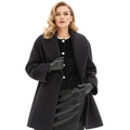Vicky Abrigo Oversize para Mujer – Abrigo Largo Elegante Casual Chic