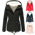 Claire Chaqueta de Invierno para Mujer – Abrigo Impermeable Elegante con Capucha