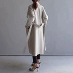 Isabelle Abrigo Largo de Lana para Mujer – Chaqueta Elegante y Cálida Premium