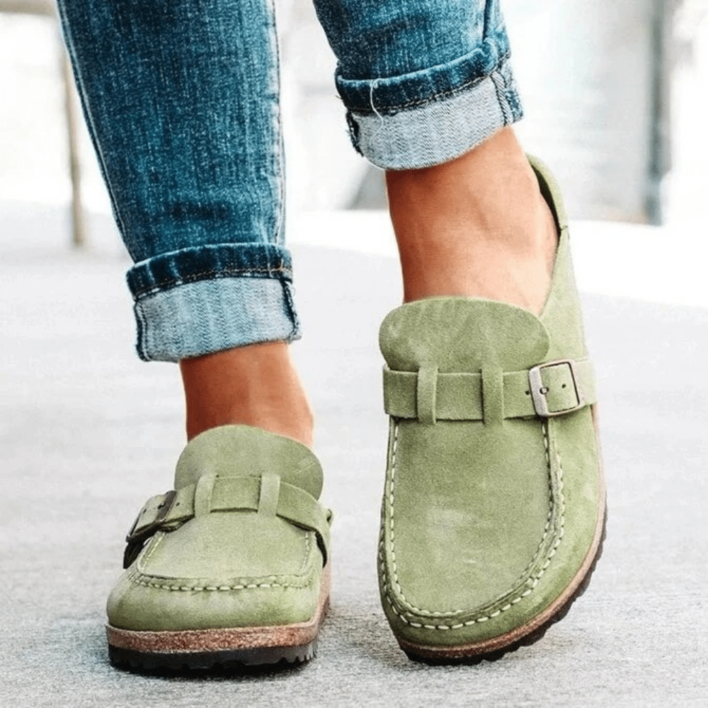 Georgia Zuecos Ergonómicos para Mujer – Sabots Cómodos Casual Chic