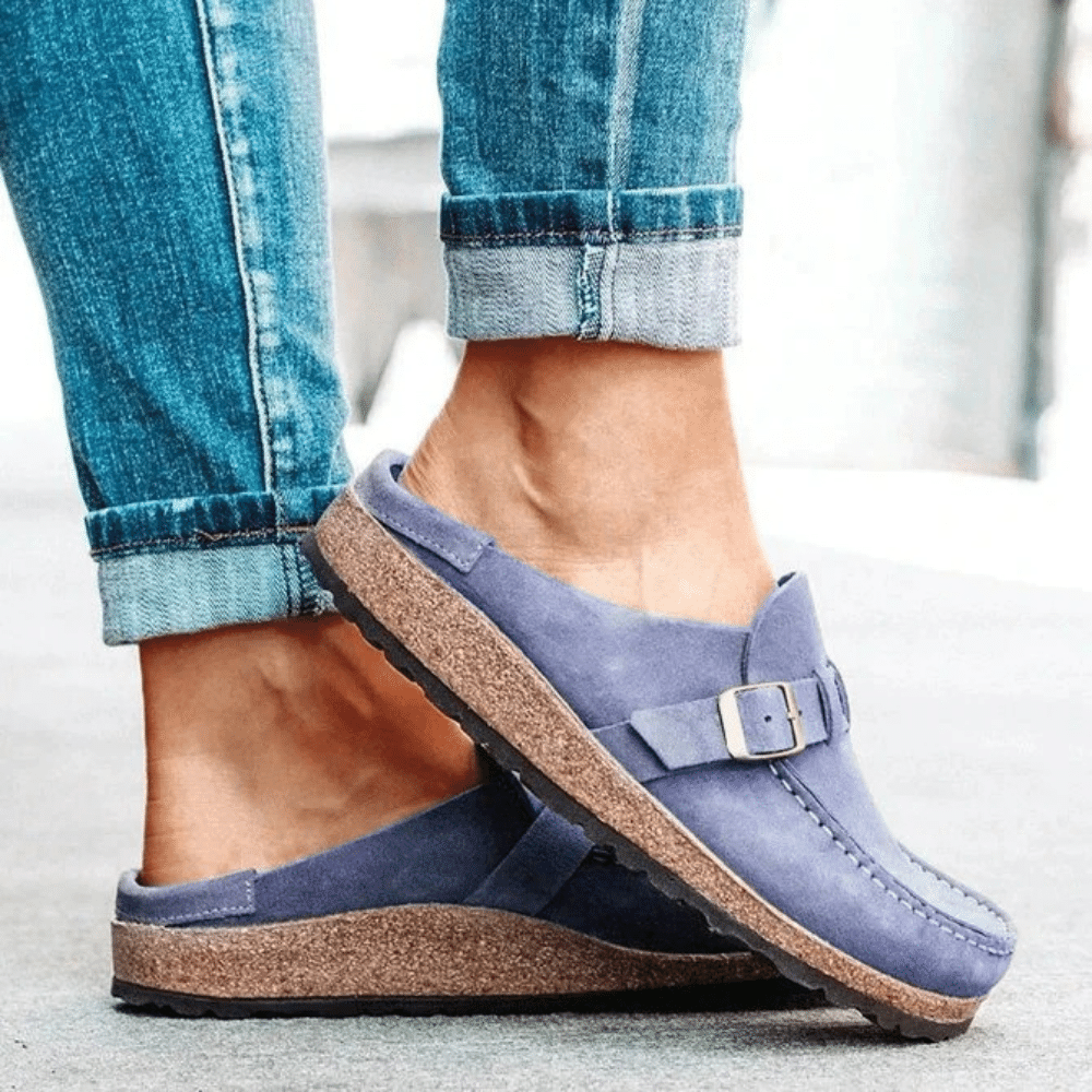 Georgia Zuecos Ergonómicos para Mujer – Sabots Cómodos Casual Chic