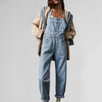 Charlotte Mono Vaquero para Mujer – Jumpsuit Denim Elegante Casual Chic