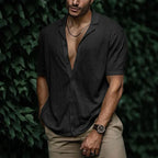 Leandro Camisa de Lino para Hombre – Camisa Verano Casual Elegante