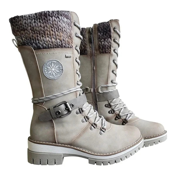 Kylee Botas Altas de Invierno para Mujer – Botas Cálidas Elegantes Chic