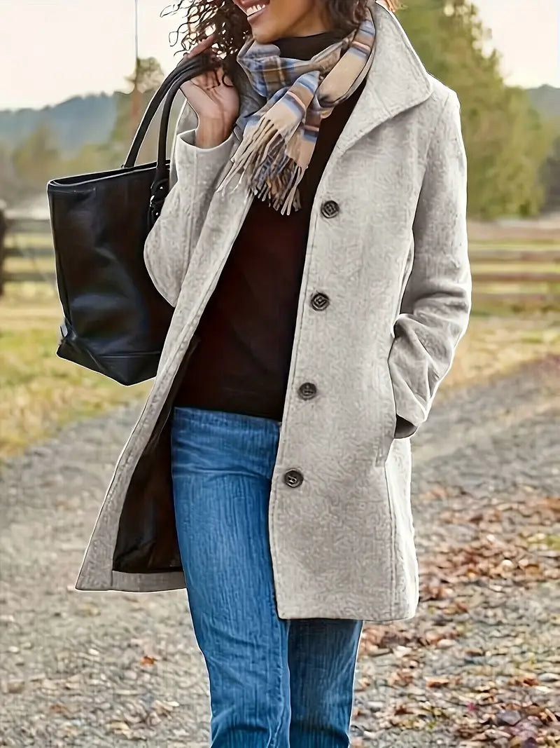 Isabella Abrigo de Invierno para Mujer – Diseño Elegante con Forro Cálido y Corte Femenino