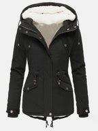 Claire Chaqueta de Invierno para Mujer – Abrigo Impermeable Elegante con Capucha