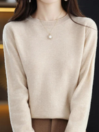 Litzy Jersey Elegante para Mujer – Suéter de Punto Casual Chic Moderno