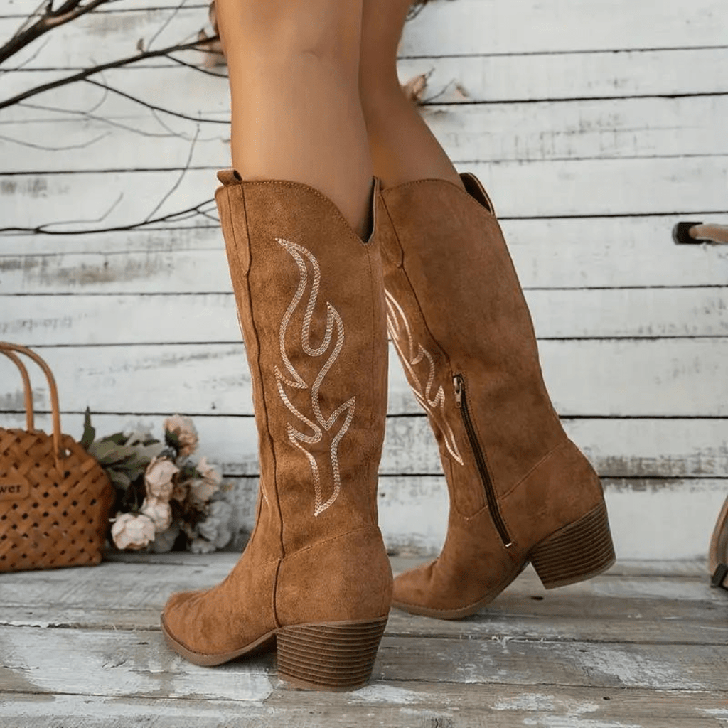 Sloan Botas Cowboy para Mujer – Botas Western Elegantes Casual Chic