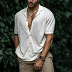 Leandro Camisa de Lino para Hombre – Camisa Verano Casual Elegante