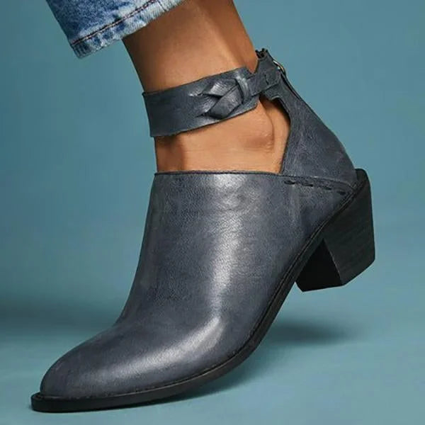 Myla Botines de Tacón para Mujer – Botas Elegantes Cómodas Casual Chic