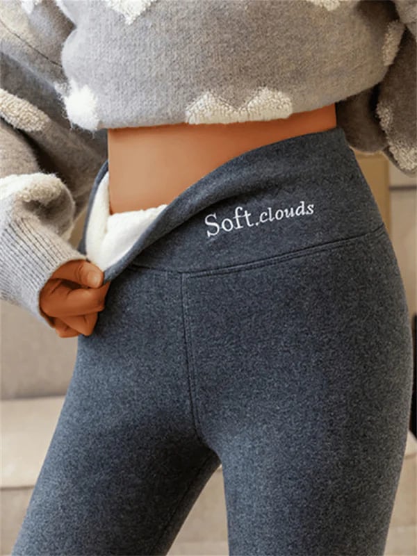 SoftCloud Leggings Térmicos para Mujer – Legging Polar Moldeador Invierno
