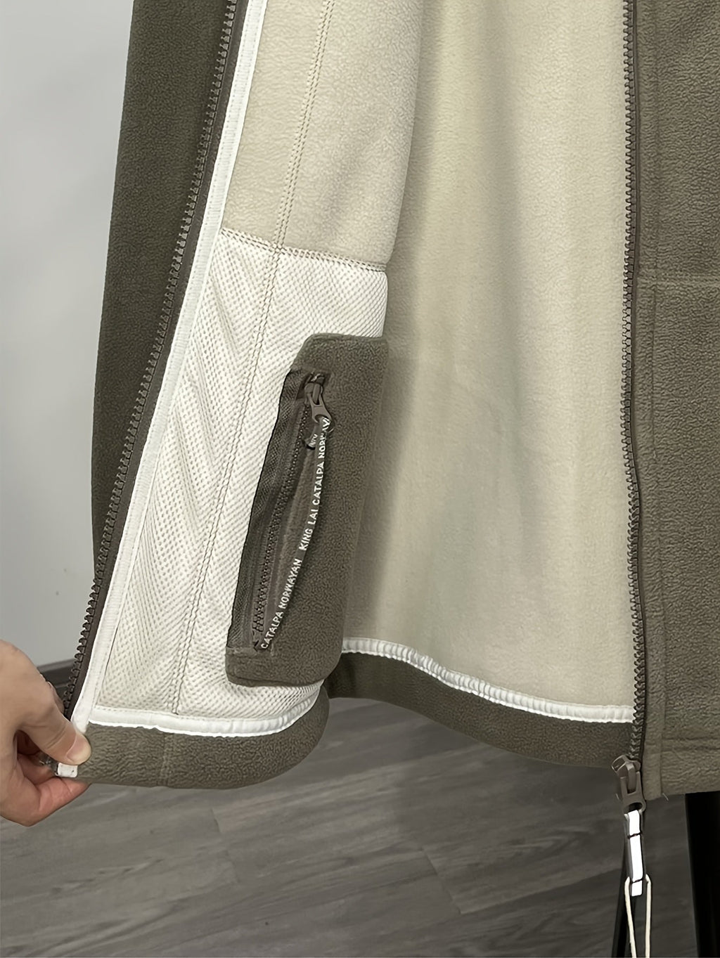 James Chaqueta Polar para Hombre – Forro Outdoor Térmico y Transpirable