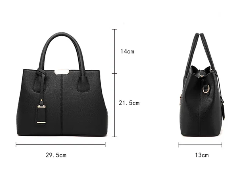 Elnora Bolso Tote Bandolera para Mujer – Shopper Elegante Grande Casual Chic