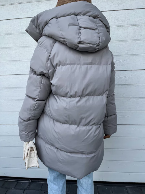 Sheila Abrigo de Invierno para Mujer – Chaqueta Larga Cálida con Capucha