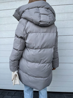 Sheila Abrigo de Invierno para Mujer – Chaqueta Larga Cálida con Capucha