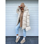 Sheila Abrigo de Invierno para Mujer – Chaqueta Larga Cálida con Capucha